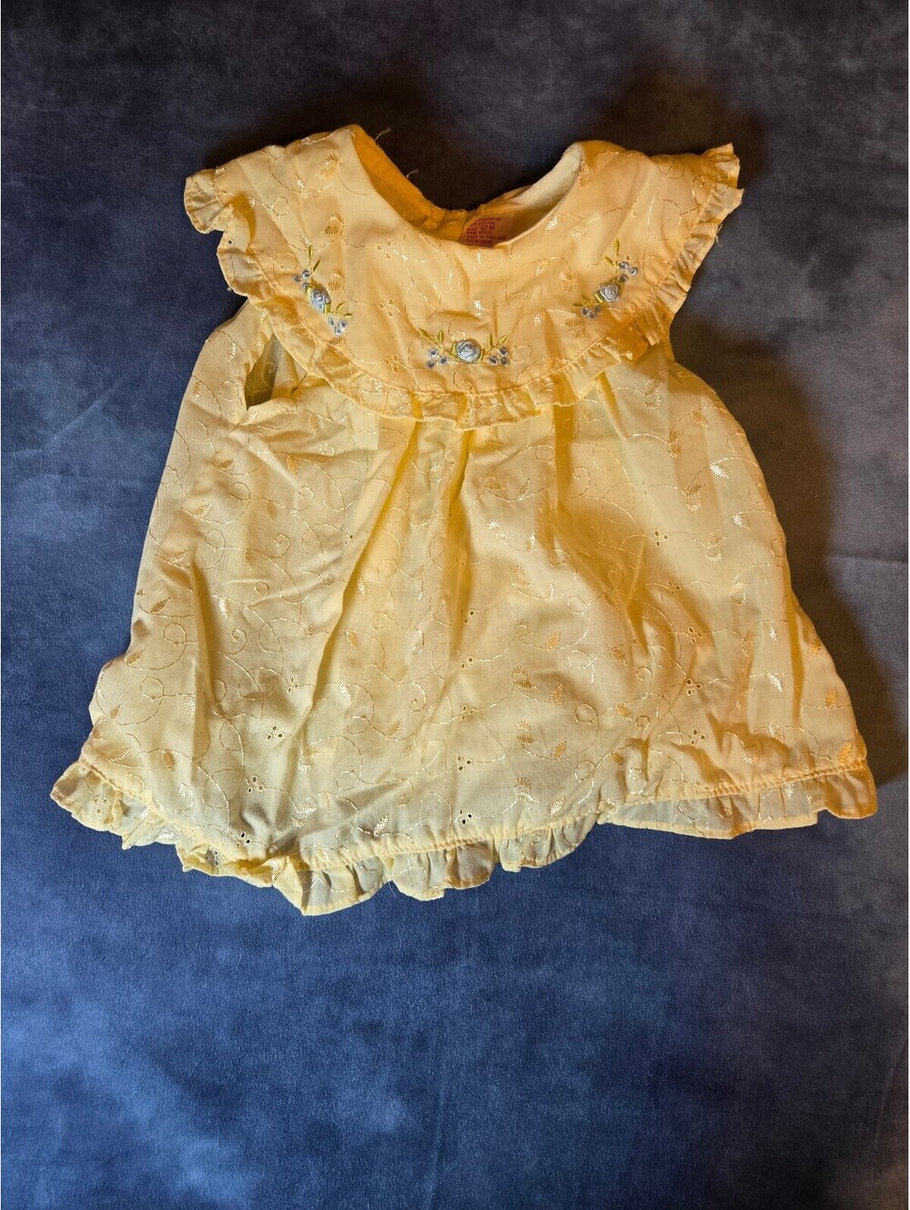 Vintage Little Lindsey 12 month eyelet dress